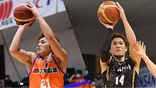 【ルーキーが王者に挑む】納見 悠仁 vs 金丸 晃輔（BリーグASG2021 3ポイントコンテスト）