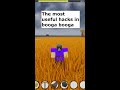 The most useful hack in booga booga roblox #shorts