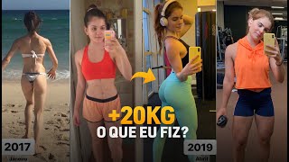 COMO EU TRANSFORMEI MEU CORPO - GANHO DE MASSA