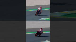 Marc Marquez' incredible T8 save at the 2019 and 2022 #FrenchGP 🇫🇷 🤯