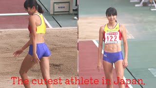 【桐山知衣】過去動画リメイク　2017年日本選手権　女子走り幅跳び　ショートバージョン　フルバージョンも過去にアップしています。　#shorts　作成用桐山選手