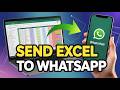 How to Send Excel Sheet to WhatsApp using Laptop