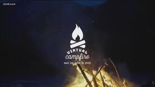 Connect with others by a virtual campfire