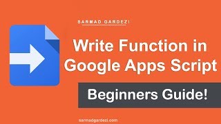 How to Write Function in Google Apps Script