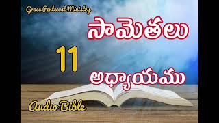 సామెతలు 11వ అధ్యాయము#Book Of Proverbs#Chapter 11#Telugu Audio bible with verces