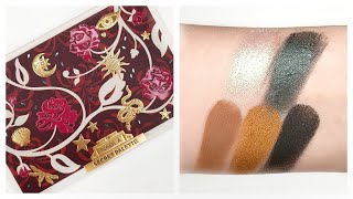 Nabla Secret Palette Swatches!