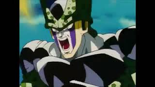 Cell shows his true power against gohan DBZ english dub