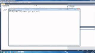 Visual Basic 2010 Simple Text Editor [Full HD]