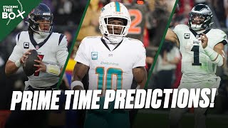 Prime time matchup predictions ahead of the NFL schedule release!
