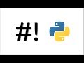 shebang for Python