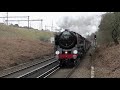 britannia no.70013 oliver cromwell with the cathedrals express wednesday 14th february 2018