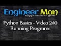 Running Programs - Python Basics 2/10