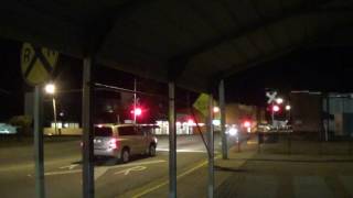 Amtrak O2E (Regional 125) track speed by Waverly VA at night