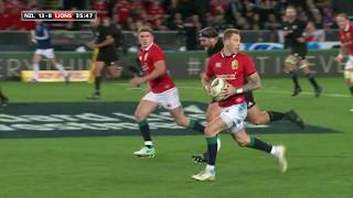 Liam Williams magic sets up fantastic Lions try finished by Sean O'Brien