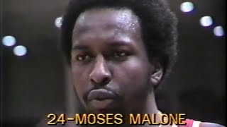 Moses Malone’s Incredibly High Basketball IQ (1979)