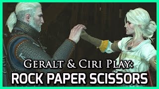 Witcher 3: Geralt & Ciri Play Rock Paper Scissors