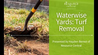 Waterwise Yards: Turf Removal