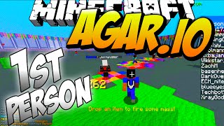 FIRST PERSON AGARIO IN MINECRAFT #1 with Vikkstar (Minecraft Agar.io)