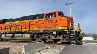 BNSF SB empty Ethanol with a Hybrid K5HLA leader