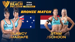 Clancy/Mariafe vs. Stam/Schoon - Bronze Match Highlights Doha 2023 #BeachProTour