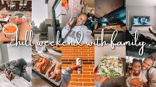 VLOG | Chill Weekend With Family: hanging with friends, family game night, church & more!