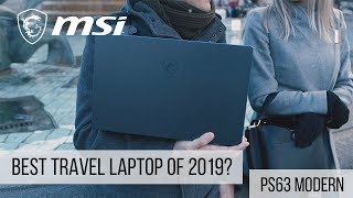 Best Travel Laptop of 2019? – PS63 Modern | MSI