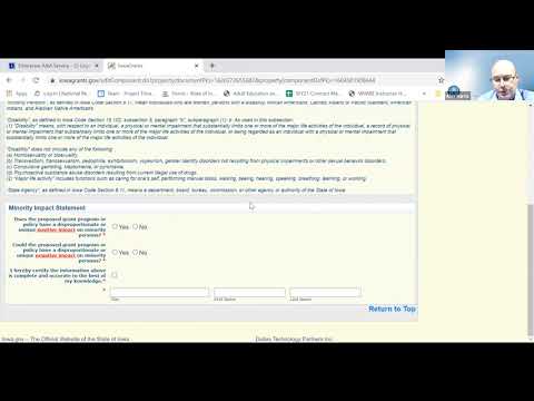 Iowagrants Training Video Youtube