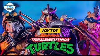 TMNT By JOY TOY Wave 2 Shredder Bebop Rocksteady Foot Soldiers #TMNT #joytoy