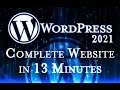 WordPress - Tutorial for Beginners in 13 MINUTES!  [ 2021 Updated ]