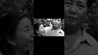 图为主席和两个女儿李敏和李讷  #老照片 #历史