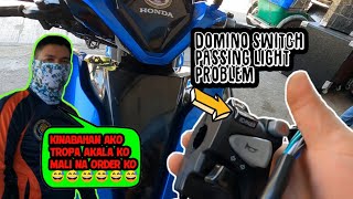 KINABAHAN SI BOSS SA NABILI NYANG PYESA😅😅, HONDA CLICK125i DOMINO PASSINGLIGHT PROBLEM