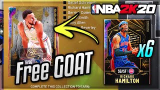 HOW TO GET A FREE GOAT GALAXY OPAL STEPH CURRY IN NBA 2k20 MyTEAM! All Time Spotlight Sims