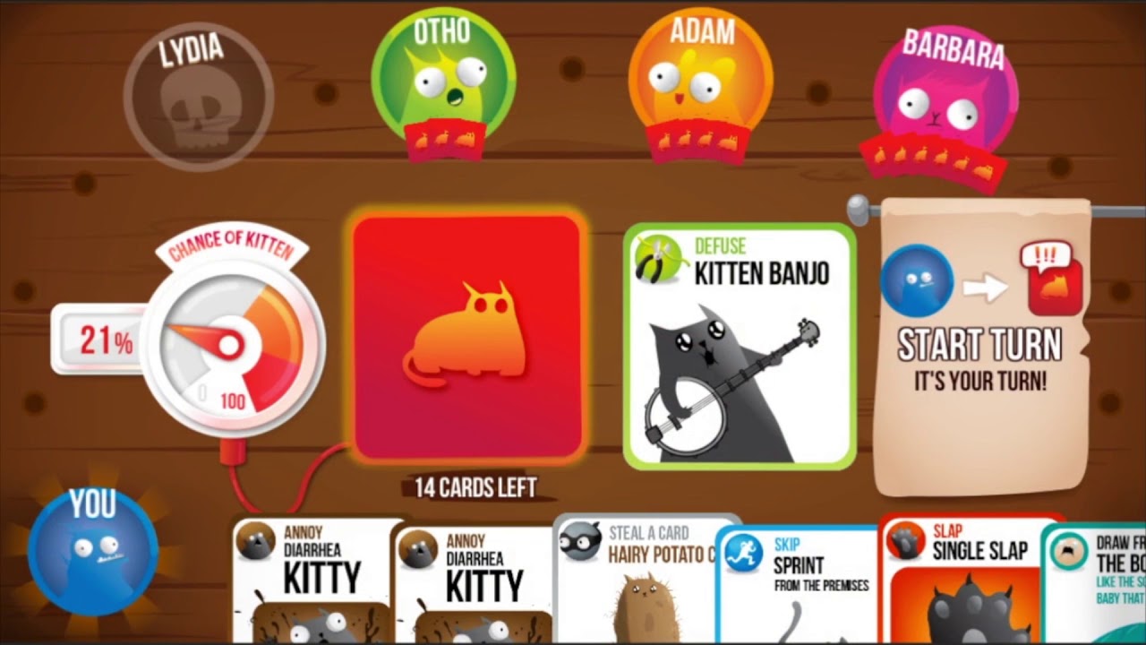 Exploding Kittens Mobile App Youtube
