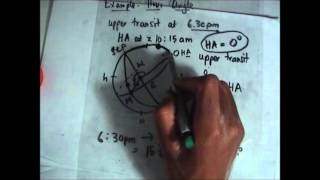 Example Hour Angle