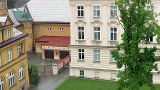 Summer rain in Opava, Czech Republic