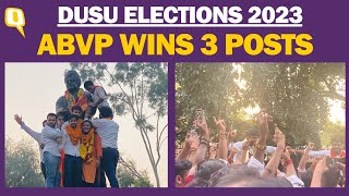 DUSU Results 2023 | ABVP Bags Three Posts, NSUI Wins VP