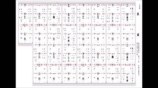 一人で舞楽「右方抜頭」鳳笙編