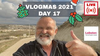 VLOGMAS 2021 Live from my car Camposol Spain #expatinmazarron #vlogmas2021