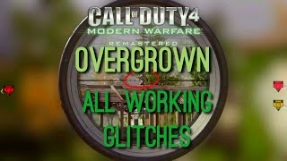 »» All Working OVERGROWN Glitches on Modern Warfare Remastered -- COD4 Glitches ««