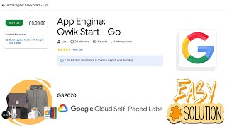 App Engine: Qwik Start - Go || Lab solution || #GSP070 || easy solution | #qwiklabs