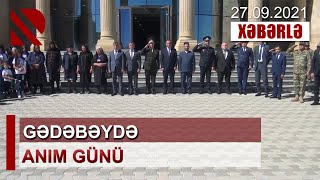 Gədəbəydə anım günü - Şəhid ailələrinin üzvləri, qazilər ağac əkiblər