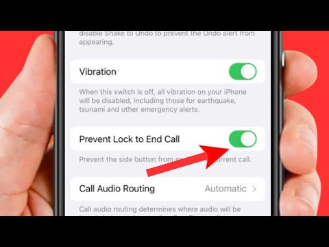 How to Disable Ending Call with Lock Button on iPhone iOS 17