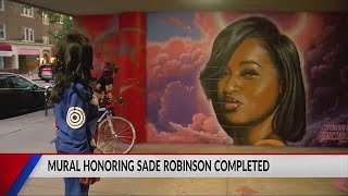 Mural honoring Sade Robinson completed