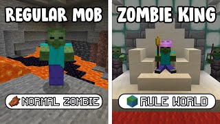 Minecraft but MOBS RULE THE WORLD...