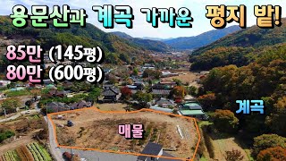 용문역5키로 145평 평당 85만원 집짓기 좋은 남향토지 밭 / 부지 616평, 평당 80만원, 전, 계획관리지역/ 평지토지 버스정류장 250미터 양평토지급매물[매번- 18352]