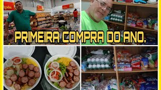 PRIMEIRA COMPRA DO ANO  / ABASTECEMOS A LANCHONETE/ COMPRAMOS QUENTINHA