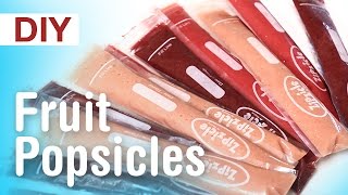 DIY Healthy Fruit Popsicles | ArtsyPaints