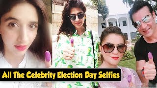 Here Are All The Celebrity Election Day Selfies We‚Äôve Seen So Far | Celeb Tribe | Desi Tv | TB2
