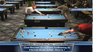 Shane VanBoening vs Chad Bisconer - CWO Open 8 Ball