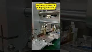 Lotion Pump bottle capping machine #lotion #cappingmachine #grandamachinery